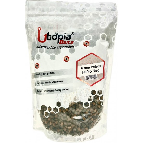 Pelete Utopia Baits - Hi-Pro Feed 6mm 1kg